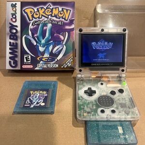Pokemon Crystal and Game Box